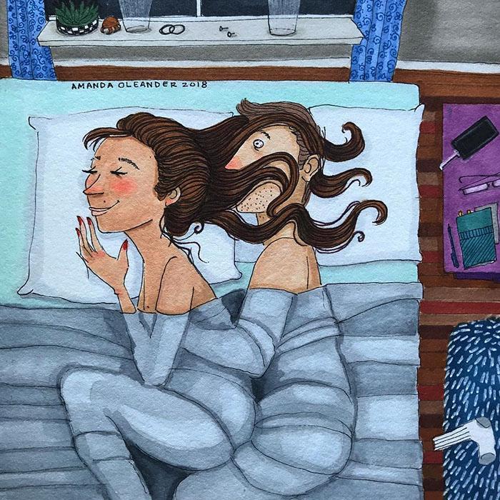 relatable couple relationships illustrations amanda oleander los angeles 46 5ad5f1414bc81 700