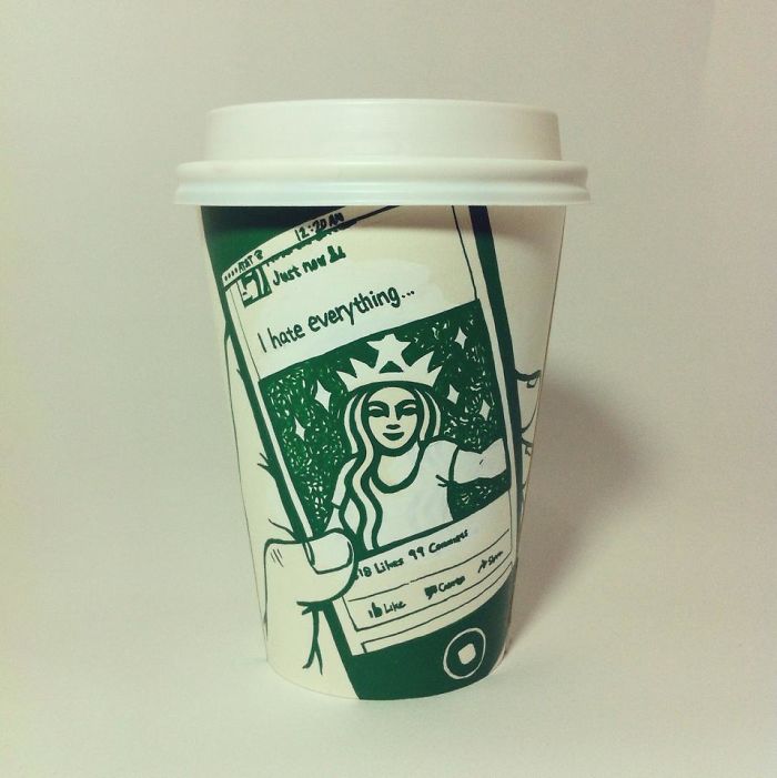Những chiếc ly Starbucks xứng tầm 'tác phẩm nghệ thuật' Những chiếc ly Starbucks xứng tầm 'tác phẩm nghệ thuật'