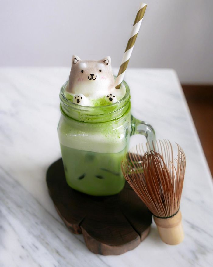 Những tách Latte không nỡ uống vì quá... cute Những tách Latte không nỡ uống vì quá... cute