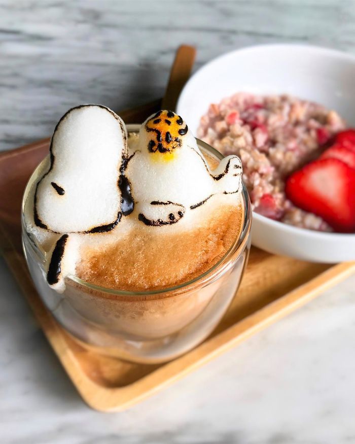 Những tách Latte không nỡ uống vì quá... cute Những tách Latte không nỡ uống vì quá... cute