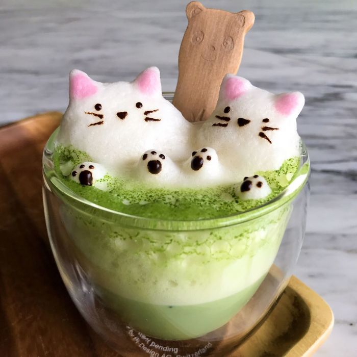 Những tách Latte không nỡ uống vì quá... cute Những tách Latte không nỡ uống vì quá... cute