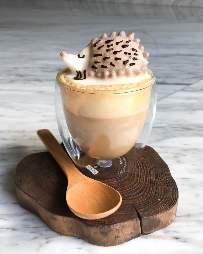 Những tách Latte không nỡ uống vì quá... cute Những tách Latte không nỡ uống vì quá... cute