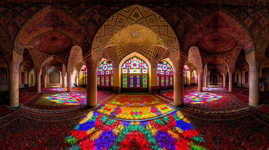 Đền Nasir al-Mulk - 'Kính vạn hoa' lộng lẫy xứ Ba Tư Đền Nasir al-Mulk - 'Kính vạn hoa' lộng lẫy xứ Ba Tư