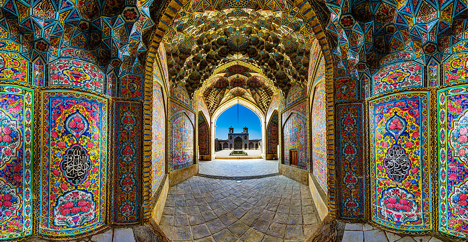 Đền Nasir al-Mulk - 'Kính vạn hoa' lộng lẫy xứ Ba Tư Đền Nasir al-Mulk - 'Kính vạn hoa' lộng lẫy xứ Ba Tư