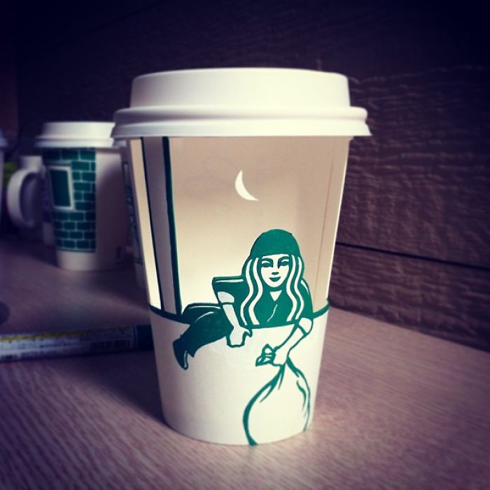 Những chiếc ly Starbucks xứng tầm 'tác phẩm nghệ thuật' Những chiếc ly Starbucks xứng tầm 'tác phẩm nghệ thuật'