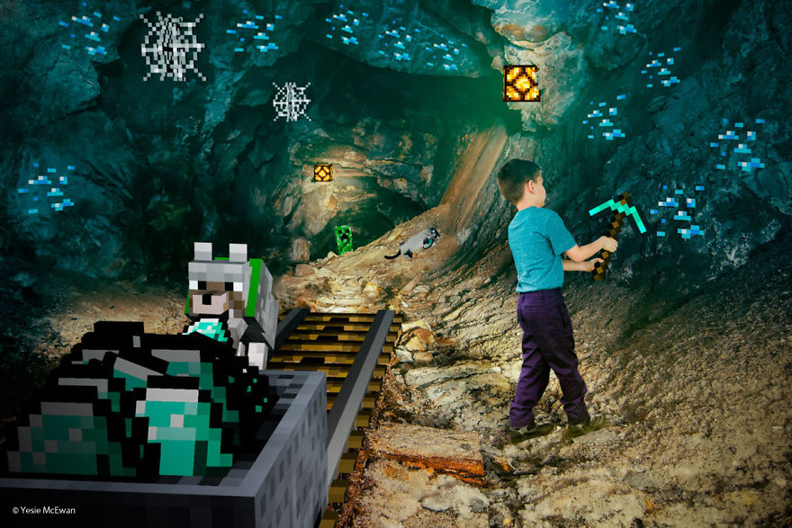 Món quà đặc biệt mà ông bố dành tặng con trai là fan 'ruột' Minecraft Món quà đặc biệt mà ông bố dành tặng con trai là fan 'ruột' Minecraft