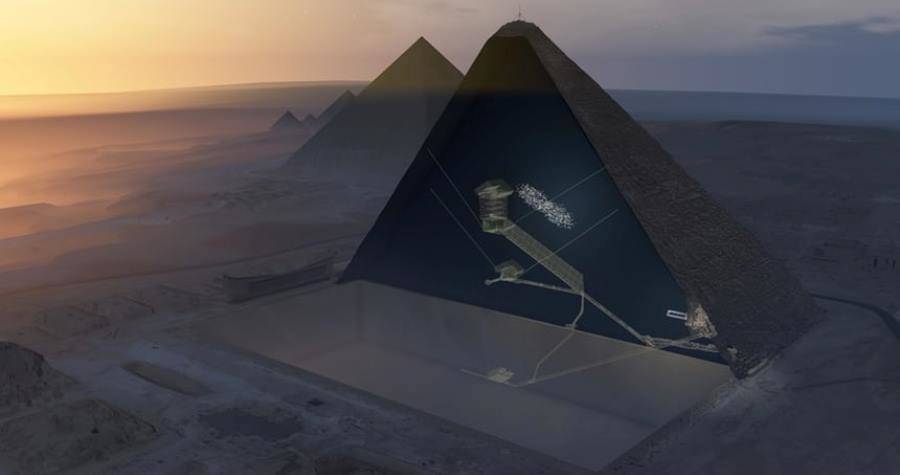 Phát hiện thêm 'phòng chứa bí mật' mới bên trong Đại kim tự tháp Giza Phát hiện thêm 'phòng chứa bí mật' mới bên trong Đại kim tự tháp Giza