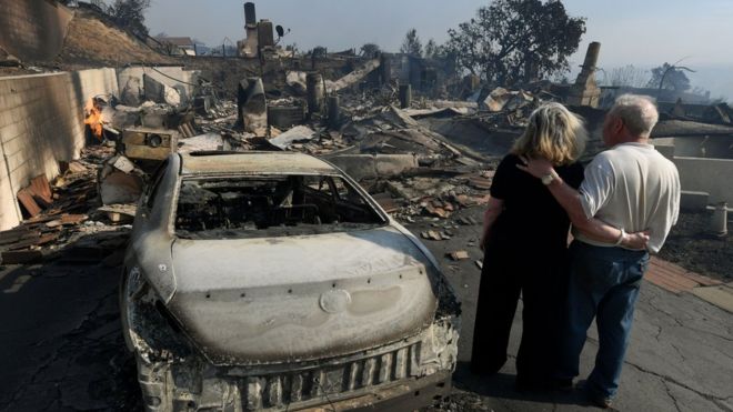 Quy mô vụ cháy rừng khủng khiếp ở California (Mỹ) Quy mô vụ cháy rừng khủng khiếp ở California (Mỹ)