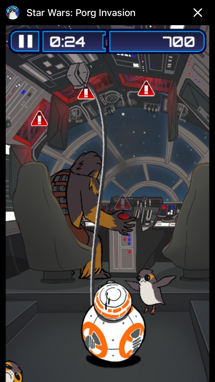 Porg - Sinh vật khiến anh em mê game Facebook 'điên đầu' Porg - Sinh vật khiến anh em mê game Facebook 'điên đầu'