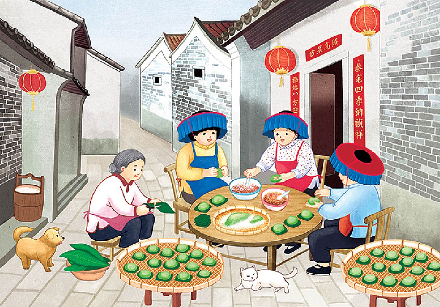 Cũng như Việt Nam, ngày Tết cổ truyền Trung Quốc ngày càng mất đi nhiều phong tục cũ Cũng như Việt Nam, ngày Tết cổ truyền Trung Quốc ngày càng mất đi nhiều phong tục cũ