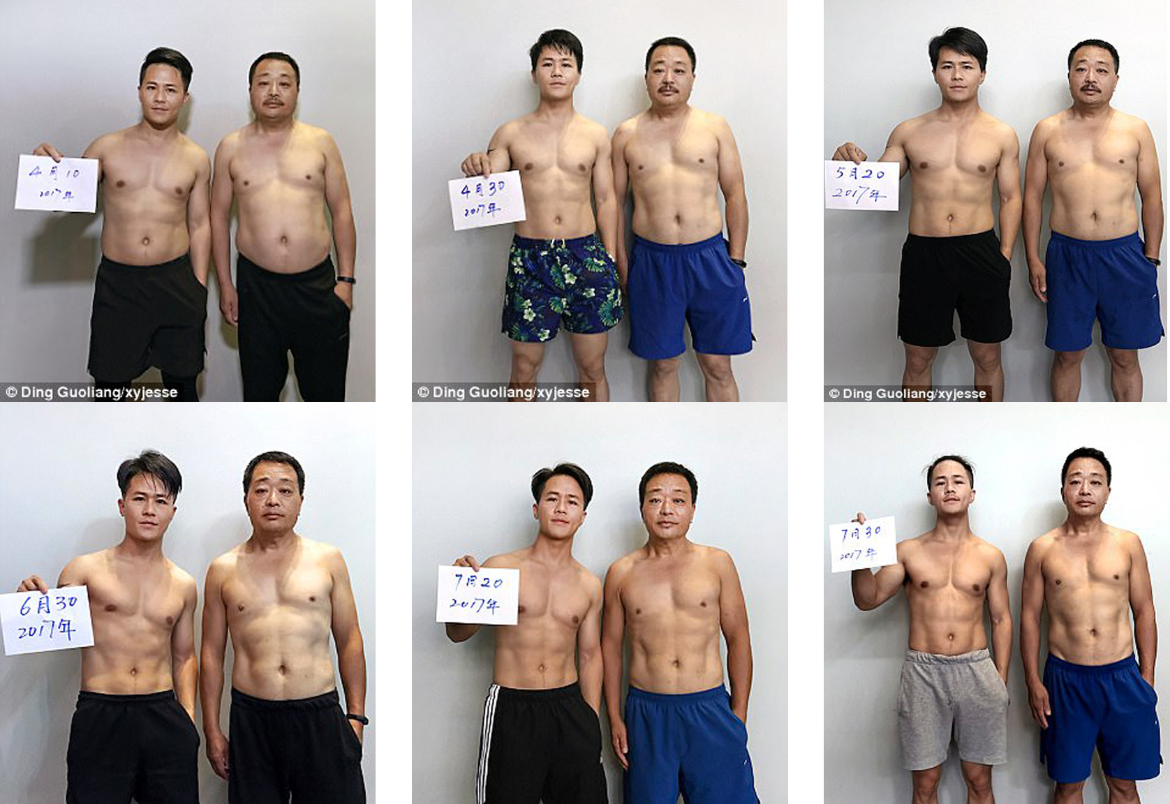 Hành trình từ '1 múi' đến 6 múi của cặp cha con tạo động lực cho cả thế giới Hành trình từ '1 múi' đến 6 múi của cặp cha con tạo động lực cho cả thế giới