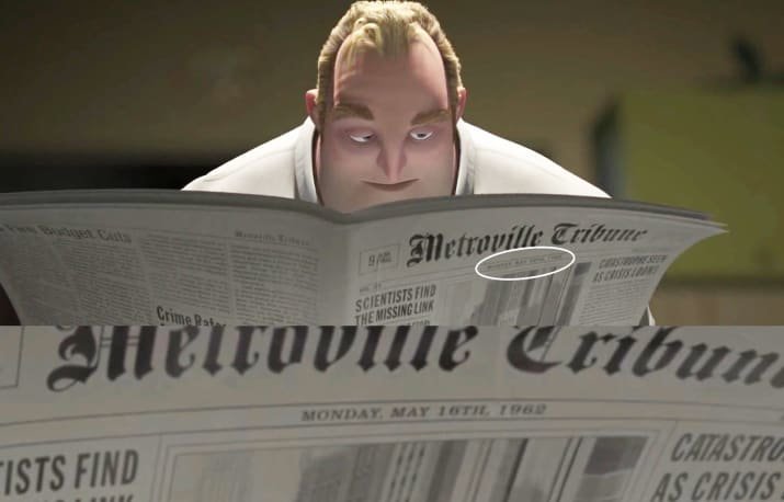 The Incredibles (Gia đình siêu nhân) phần đầu tiên lấy bối cảnh năm nào? The Incredibles (Gia đình siêu nhân) phần đầu tiên lấy bối cảnh năm nào?