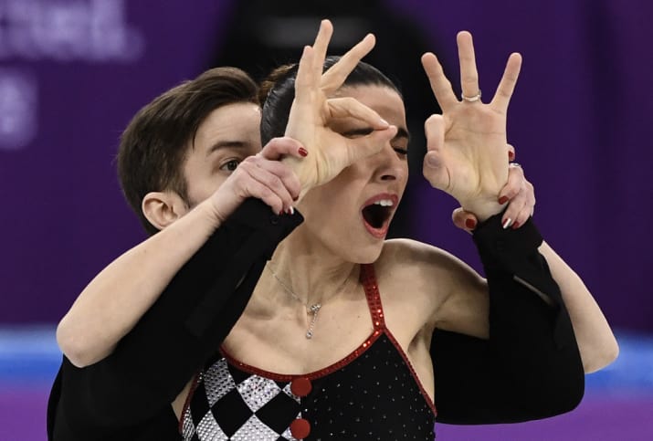 Những biểu cảm 'khó đỡ' trong môn trượt băng Thế vận hội mùa đông Pyeongchang 2018 Những biểu cảm 'khó đỡ' trong môn trượt băng Thế vận hội mùa đông Pyeongchang 2018