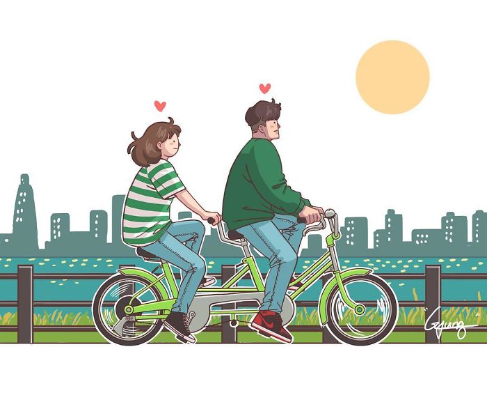 Bộ tranh tình yêu Hàn Quốc ngọt ngào khiến các F.A vật vã vì ghen tị Bộ tranh tình yêu Hàn Quốc ngọt ngào khiến các F.A vật vã vì ghen tị