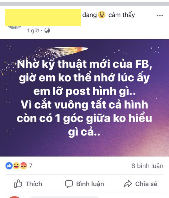 Cộng đồng Facebook nháo nhào vì bị cắt ảnh thành hình vuông, không hiển thị nhiều ảnh Cộng đồng Facebook nháo nhào vì bị cắt ảnh thành hình vuông, không hiển thị nhiều ảnh
