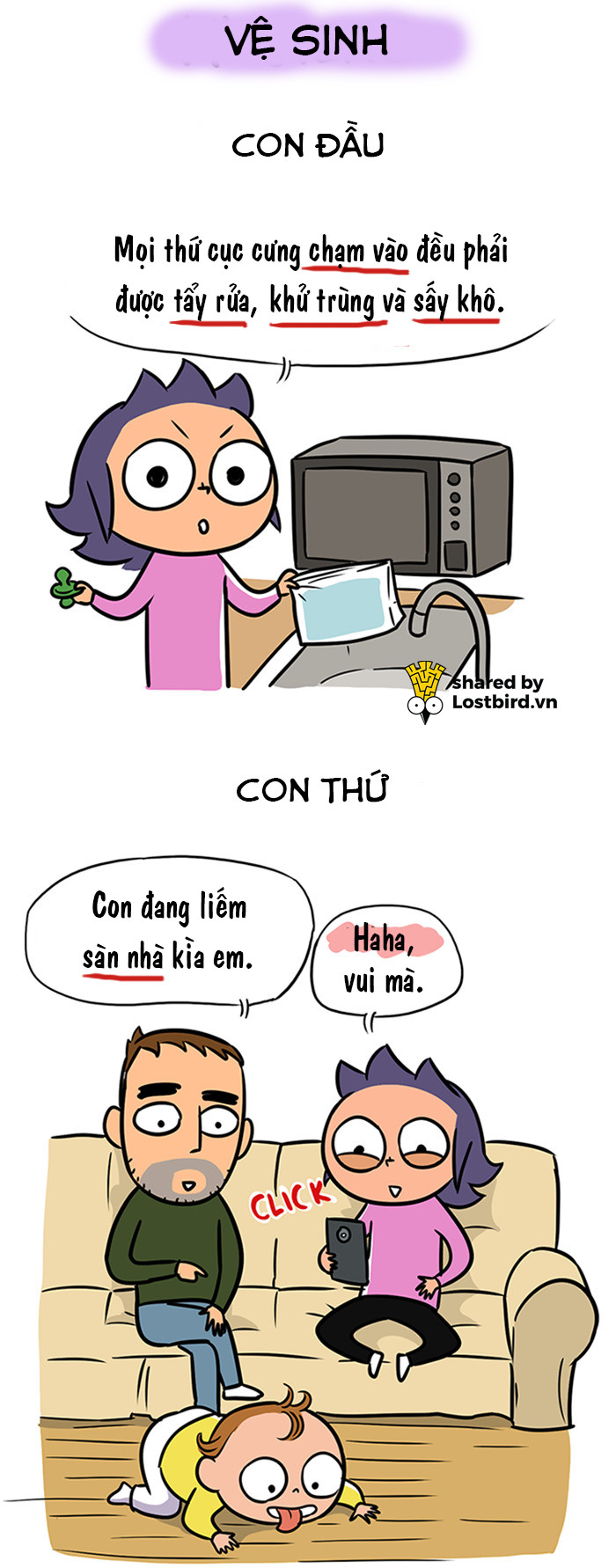 Bộ ảnh: Sự 'phân biệt đối xử' giữa bố mẹ với con đầu và con thứ Bộ ảnh: Sự 'phân biệt đối xử' giữa bố mẹ với con đầu và con thứ
