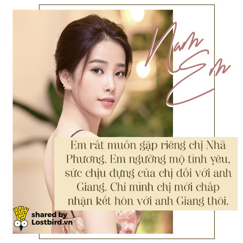 Nam Em và loạt phát ngôn 'cười ra nước mắt' về phận làm người thứ ba trong cuộc tình Nam Em và loạt phát ngôn 'cười ra nước mắt' về phận làm người thứ ba trong cuộc tình