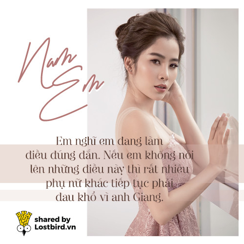 Nam Em và loạt phát ngôn 'cười ra nước mắt' về phận làm người thứ ba trong cuộc tình Nam Em và loạt phát ngôn 'cười ra nước mắt' về phận làm người thứ ba trong cuộc tình