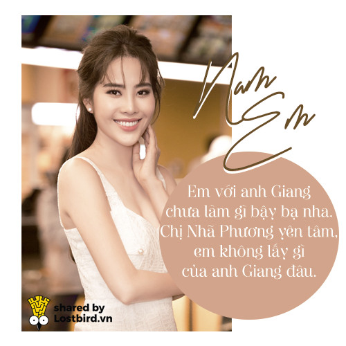 Nam Em và loạt phát ngôn 'cười ra nước mắt' về phận làm người thứ ba trong cuộc tình Nam Em và loạt phát ngôn 'cười ra nước mắt' về phận làm người thứ ba trong cuộc tình