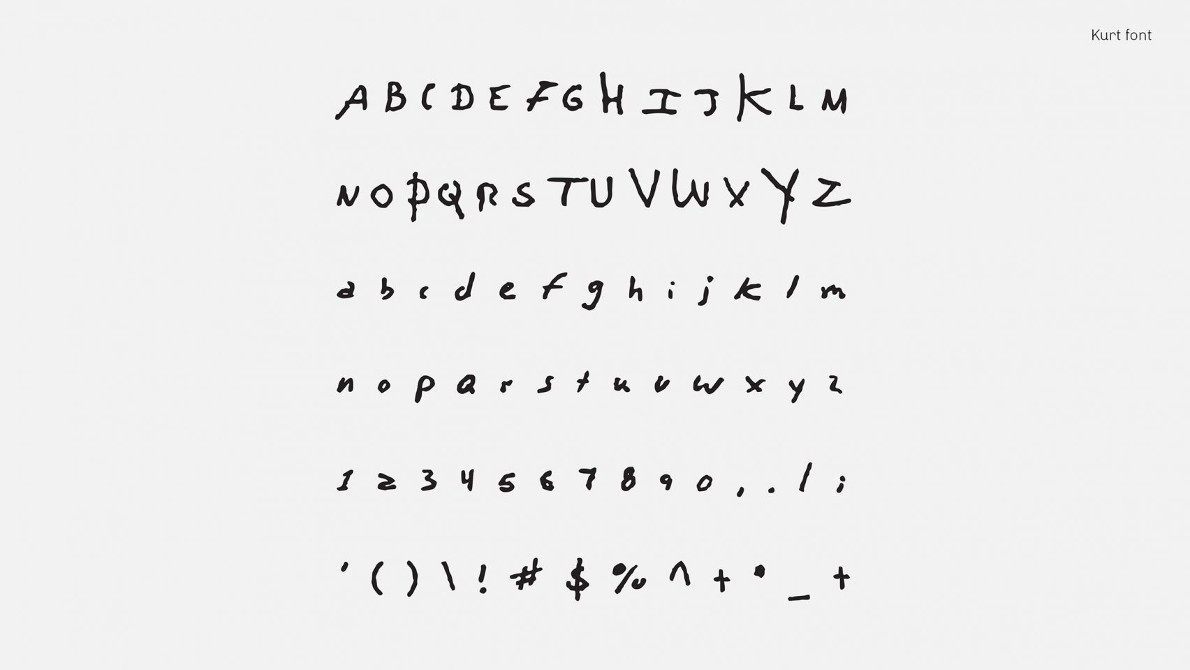Chữ viết tay của Kurt Corbain, John Lennon, David Bowie được dùng làm font chữ miễn phí Chữ viết tay của Kurt Corbain, John Lennon, David Bowie được dùng làm font chữ miễn phí