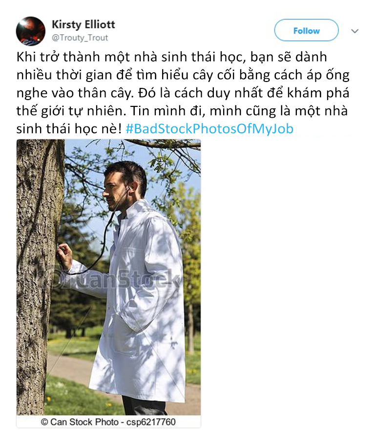 Chết cười loạt ảnh 'bóc phốt' minh họa nghề nghiệp sai trên Twitter Chết cười loạt ảnh 'bóc phốt' minh họa nghề nghiệp sai trên Twitter