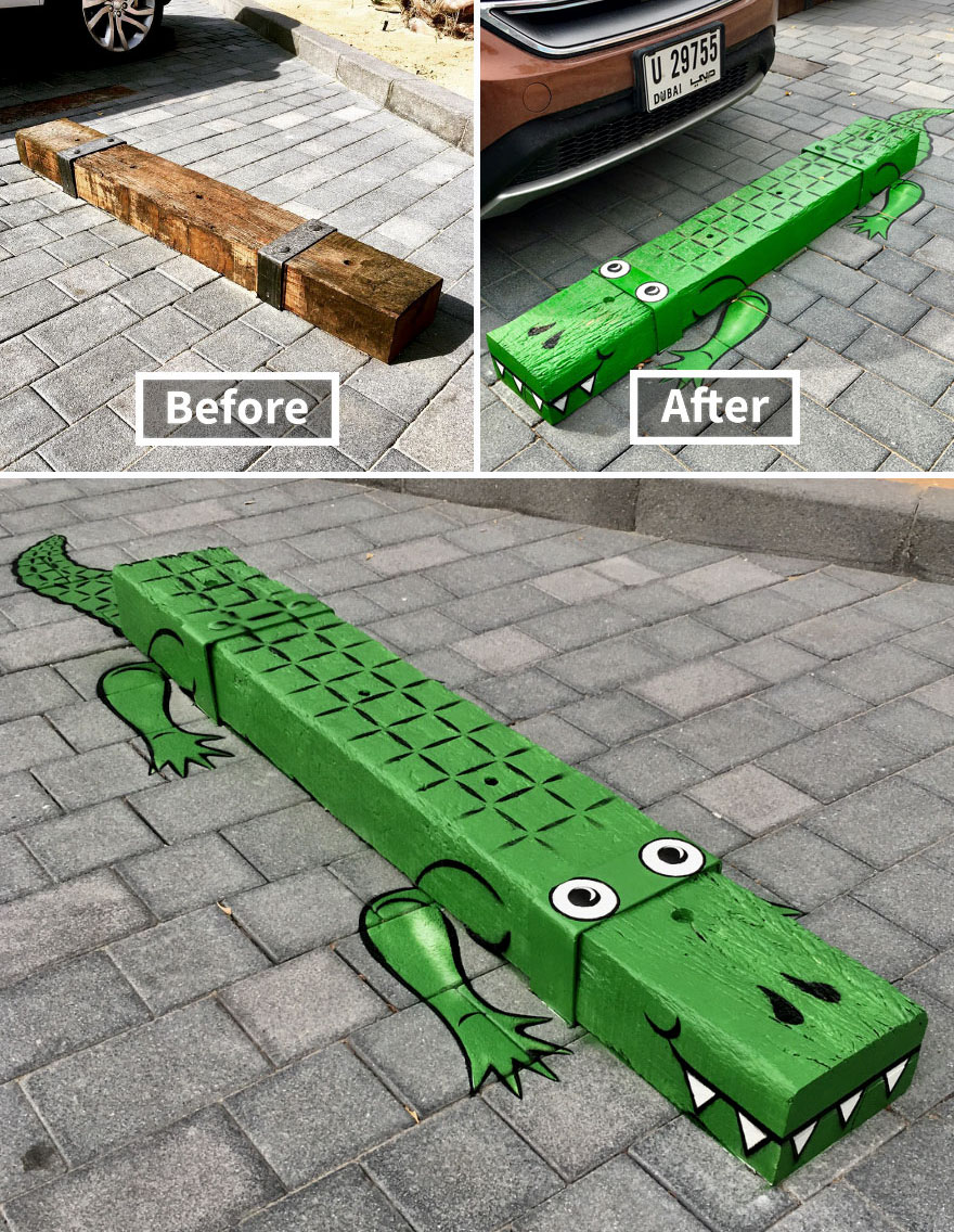 Graffiti biến đường phố thành sân chơi hoạt hình vui nhộn Graffiti biến đường phố thành sân chơi hoạt hình vui nhộn
