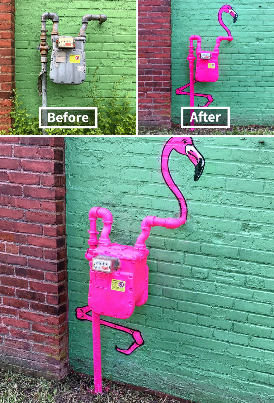 Graffiti biến đường phố thành sân chơi hoạt hình vui nhộn Graffiti biến đường phố thành sân chơi hoạt hình vui nhộn