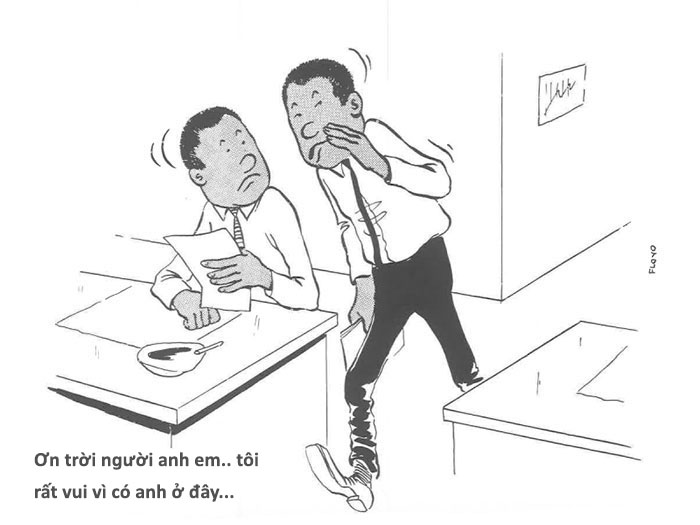 Truyện tranh dựa trên sự thật về người da đen duy nhất làm việc trong văn phòng da trắng thập niên 60 Truyện tranh dựa trên sự thật về người da đen duy nhất làm việc trong văn phòng da trắng thập niên 60