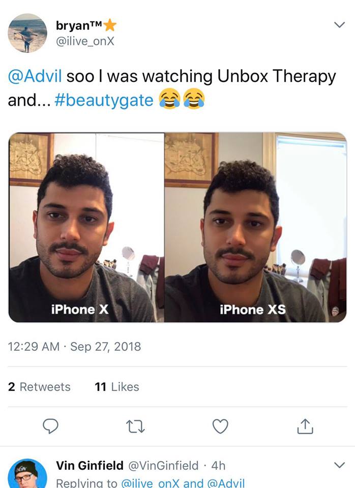 Tính năng mới chiếc iPhone XS mất điểm trong mắt người dùng vì... selfie quá 'mịn' Tính năng mới chiếc iPhone XS mất điểm trong mắt người dùng vì... selfie quá 'mịn'
