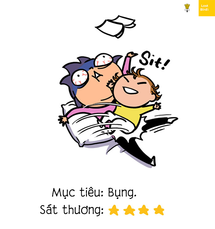 Bộ tranh hài hước: Trẻ con và những chiêu trò khiến các bậc phụ mẫu 'chết đi sống lại' Bộ tranh hài hước: Trẻ con và những chiêu trò khiến các bậc phụ mẫu 'chết đi sống lại'