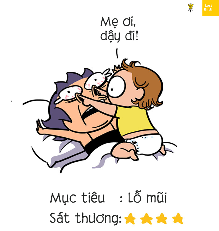 Bộ tranh hài hước: Trẻ con và những chiêu trò khiến các bậc phụ mẫu 'chết đi sống lại' Bộ tranh hài hước: Trẻ con và những chiêu trò khiến các bậc phụ mẫu 'chết đi sống lại'