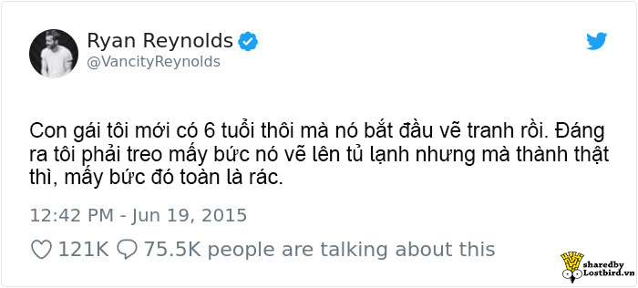 Ngoài đời, nam diễn viên Ryan Reynolds còn 'mặn mà' hơn cả gã dị nhân Deadpool Ngoài đời, nam diễn viên Ryan Reynolds còn 'mặn mà' hơn cả gã dị nhân Deadpool