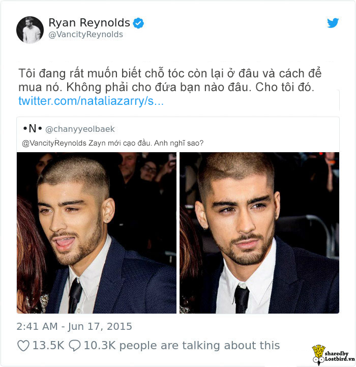 Ngoài đời, nam diễn viên Ryan Reynolds còn 'mặn mà' hơn cả gã dị nhân Deadpool Ngoài đời, nam diễn viên Ryan Reynolds còn 'mặn mà' hơn cả gã dị nhân Deadpool