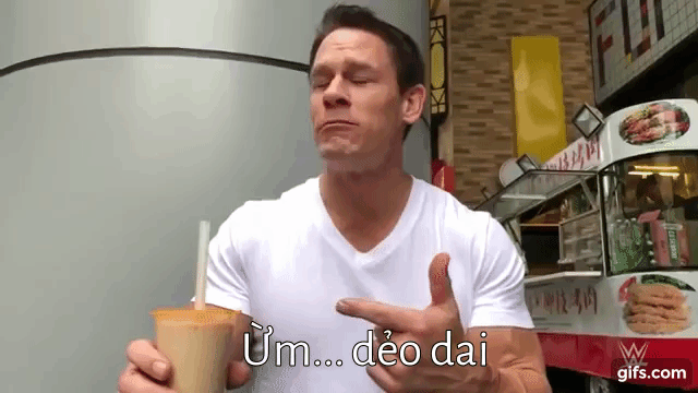 Phản ứng thú vị của John Cena khi lần đầu tiên uống trà sữa Phản ứng thú vị của John Cena khi lần đầu tiên uống trà sữa