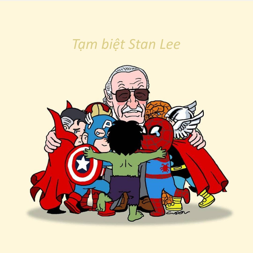 'Huyền thoại Marvel' Stan Lee qua nét vẽ của các họa sĩ trên khắp thế giới 'Huyền thoại Marvel' Stan Lee qua nét vẽ của các họa sĩ trên khắp thế giới