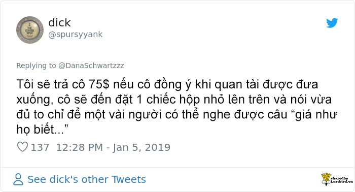 Dân tình tới tấp đặt hàng quý cô bí ẩn đến dự đám tang của mình với đủ loại kịch bản ly kì như phim Dân tình tới tấp đặt hàng quý cô bí ẩn đến dự đám tang của mình với đủ loại kịch bản ly kì như phim