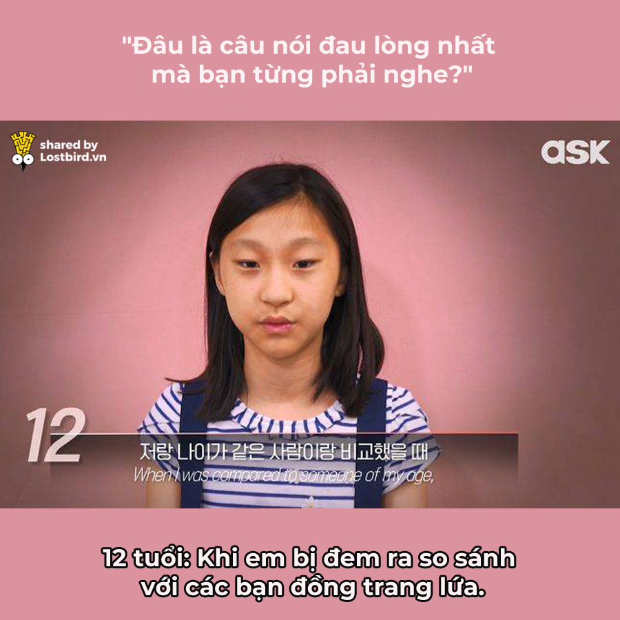 'Câu nói đau lòng nhất bạn từng phải nghe?': Đây là đáp án của 70 người Hàn từ 5 đến 74 tuổi 'Câu nói đau lòng nhất bạn từng phải nghe?': Đây là đáp án của 70 người Hàn từ 5 đến 74 tuổi