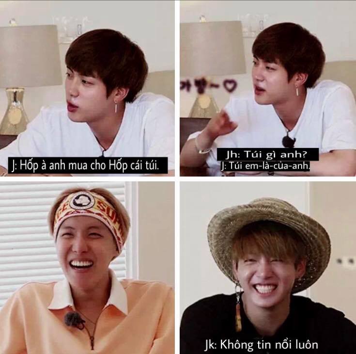 Những phát ngôn hài để đời của Jin (BTS) - quý ông đẹp trai 'dị ứng với sự nghiêm túc' Những phát ngôn hài để đời của Jin (BTS) - quý ông đẹp trai 'dị ứng với sự nghiêm túc'
