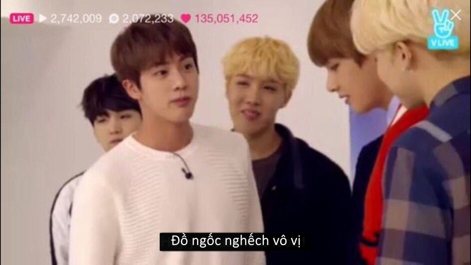 Những phát ngôn hài để đời của Jin (BTS) - quý ông đẹp trai 'dị ứng với sự nghiêm túc' Những phát ngôn hài để đời của Jin (BTS) - quý ông đẹp trai 'dị ứng với sự nghiêm túc'