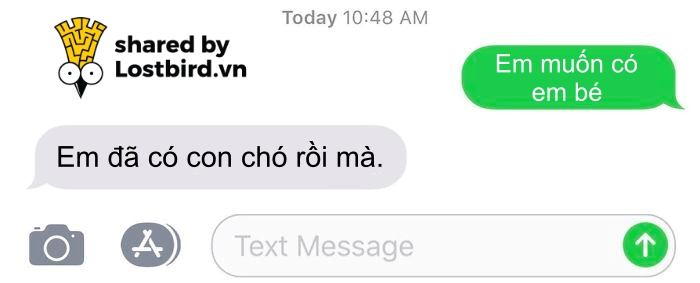 Những câu trả lời bá đạo của 'nửa kia' nhà người ta cho câu hỏi 'Em/Anh muốn có em bé' Những câu trả lời bá đạo của 'nửa kia' nhà người ta cho câu hỏi 'Em/Anh muốn có em bé'