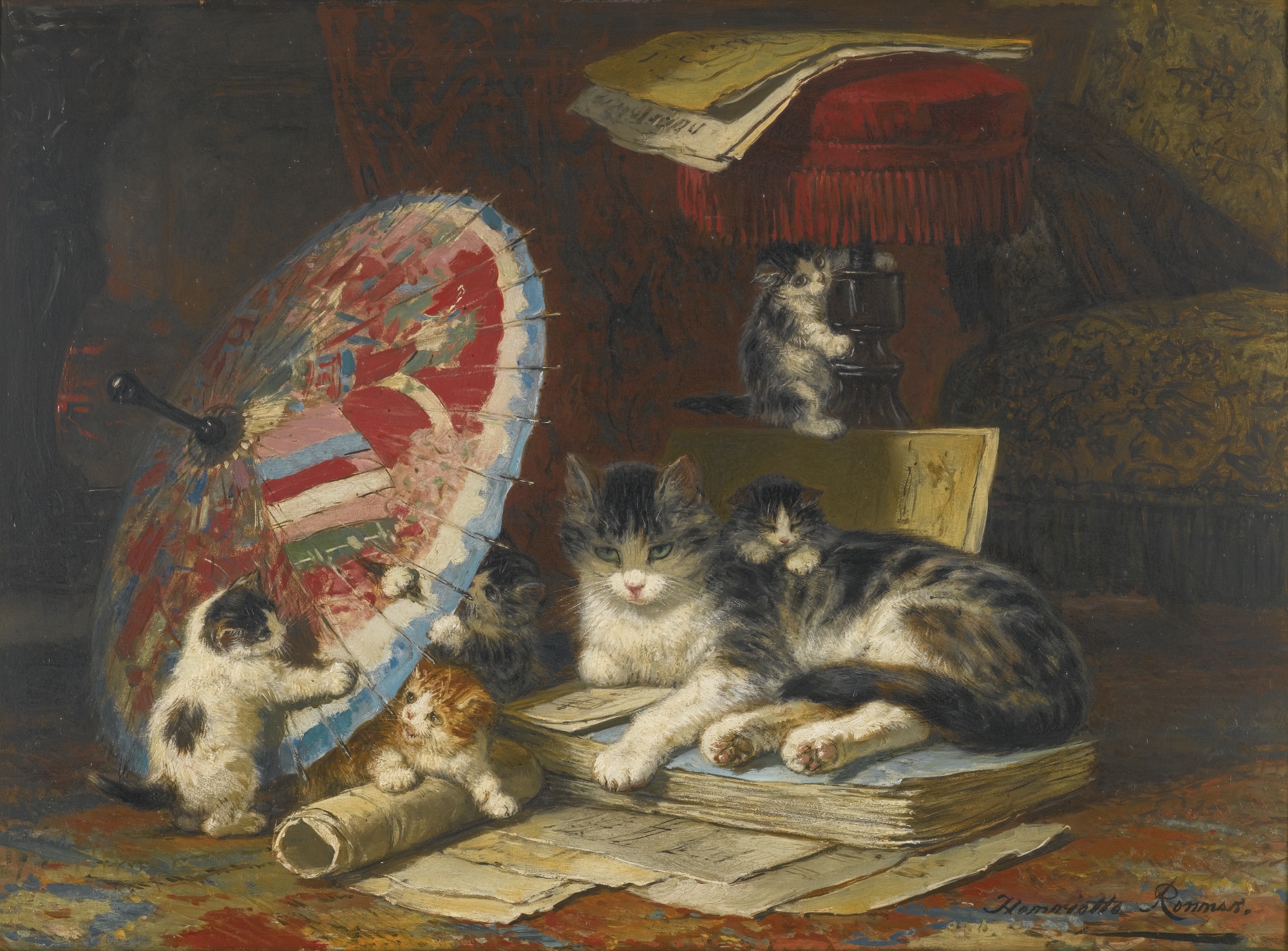 Loạt tranh ấn tượng của nữ danh họa Henriette Ronner Knip - người cả đời chỉ vẽ mỗi mèo Loạt tranh ấn tượng của nữ danh họa Henriette Ronner Knip - người cả đời chỉ vẽ mỗi mèo