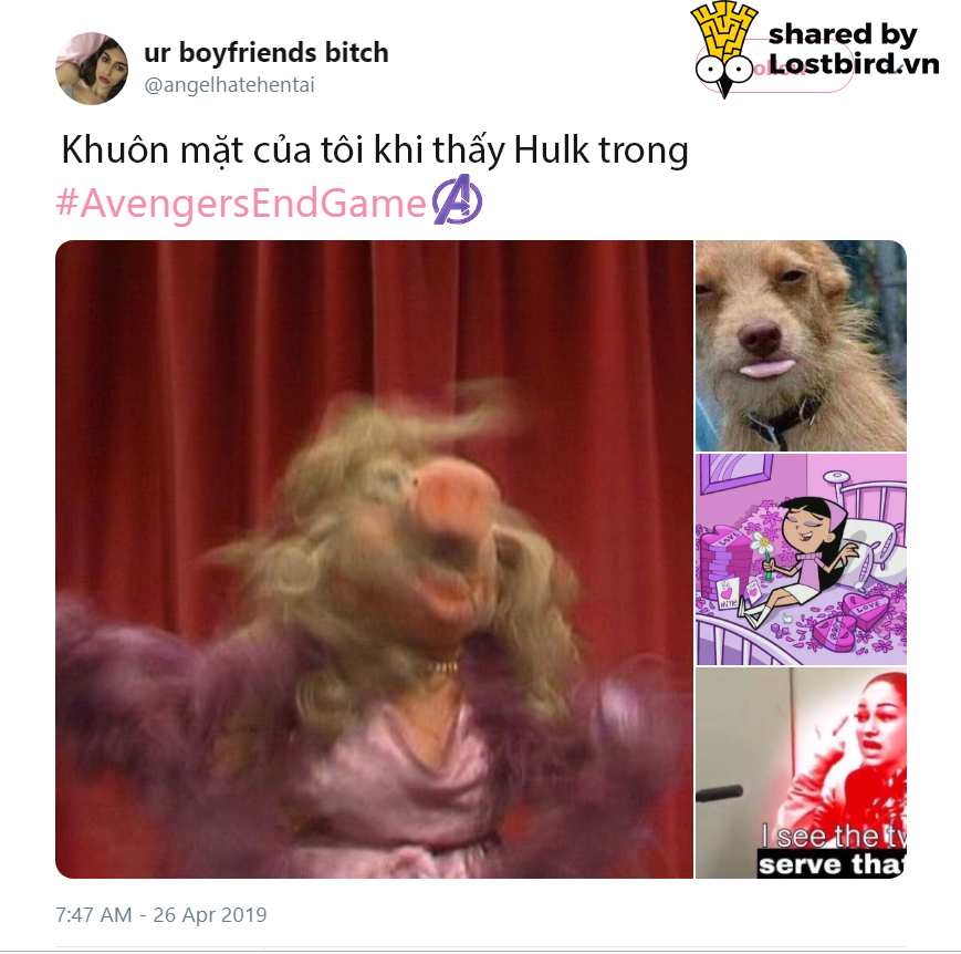 Từ sốt xình xịch với 'bờ mông nước Mỹ', giờ cư dân mạng lại 'chảy nước miếng' với Người khổng lồ xanh trong Avengers: Endgame Từ sốt xình xịch với 'bờ mông nước Mỹ', giờ cư dân mạng lại 'chảy nước miếng' với Người khổng lồ xanh trong Avengers: Endgame