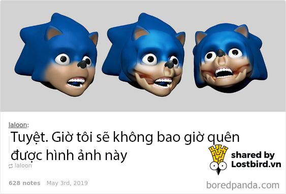 Fans ầm ầm phản đối tạo hình thảm hoạ của 'Sonic The Hedgehog' bằng loạt ảnh chế hài hước Fans ầm ầm phản đối tạo hình thảm hoạ của 'Sonic The Hedgehog' bằng loạt ảnh chế hài hước