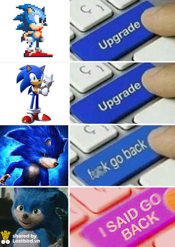 Fans ầm ầm phản đối tạo hình thảm hoạ của 'Sonic The Hedgehog' bằng loạt ảnh chế hài hước Fans ầm ầm phản đối tạo hình thảm hoạ của 'Sonic The Hedgehog' bằng loạt ảnh chế hài hước