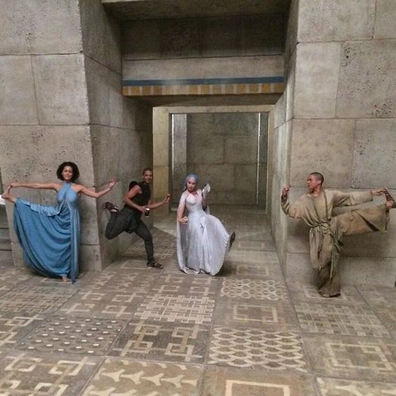 Những hình ảnh hậu trường mất hình tượng của 'Game of Thrones' Những hình ảnh hậu trường mất hình tượng của 'Game of Thrones'