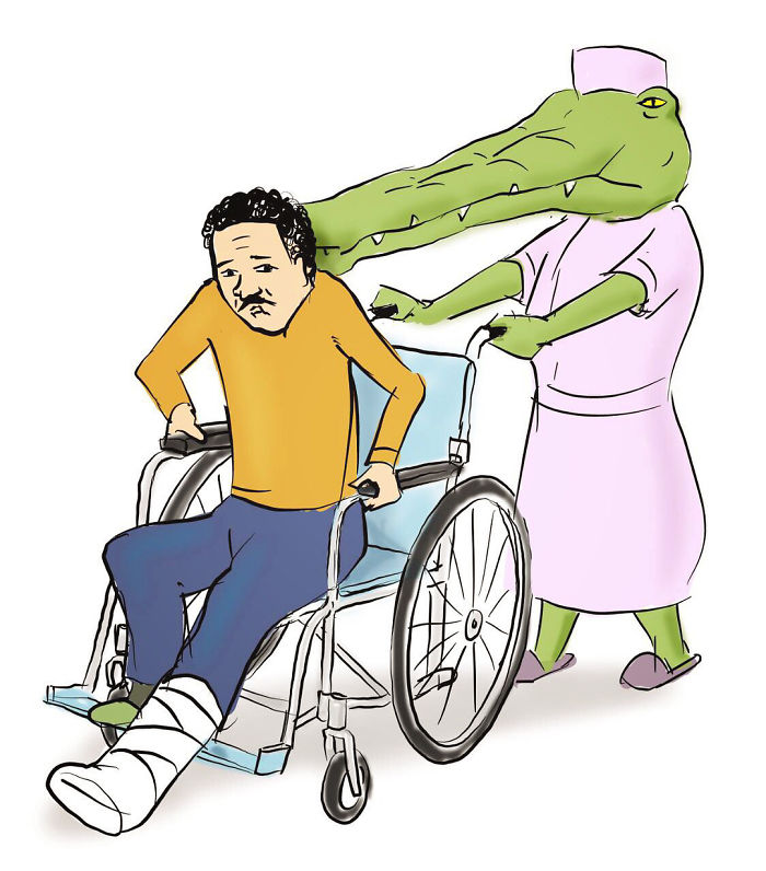 Chùm tranh hài hước: 41 vấn đề 'đau đầu' khi cá sấu làm người Chùm tranh hài hước: 41 vấn đề 'đau đầu' khi cá sấu làm người