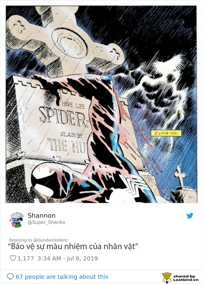 Disney không cho phép khắc hình Spider-Man lên bia mộ em bé 4 tuổi khiến nhiều người phản đối Disney không cho phép khắc hình Spider-Man lên bia mộ em bé 4 tuổi khiến nhiều người phản đối