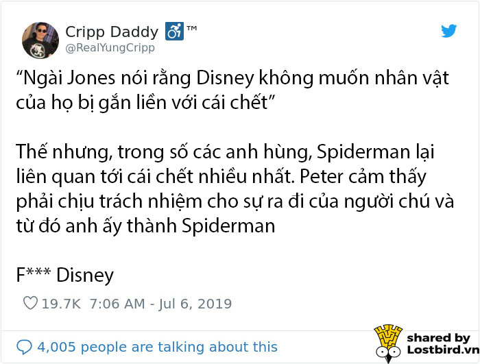 Disney không cho phép khắc hình Spider-Man lên bia mộ em bé 4 tuổi khiến nhiều người phản đối Disney không cho phép khắc hình Spider-Man lên bia mộ em bé 4 tuổi khiến nhiều người phản đối