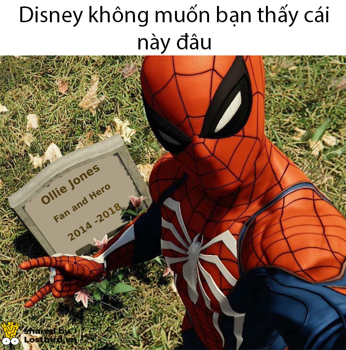 Disney không cho phép khắc hình Spider-Man lên bia mộ em bé 4 tuổi khiến nhiều người phản đối Disney không cho phép khắc hình Spider-Man lên bia mộ em bé 4 tuổi khiến nhiều người phản đối
