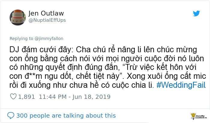Dạo một vòng Twitter với #WeddingFail - thế giới vẫn luôn có những đám cưới hài hước, drama đến mức khó quên Dạo một vòng Twitter với #WeddingFail - thế giới vẫn luôn có những đám cưới hài hước, drama đến mức khó quên